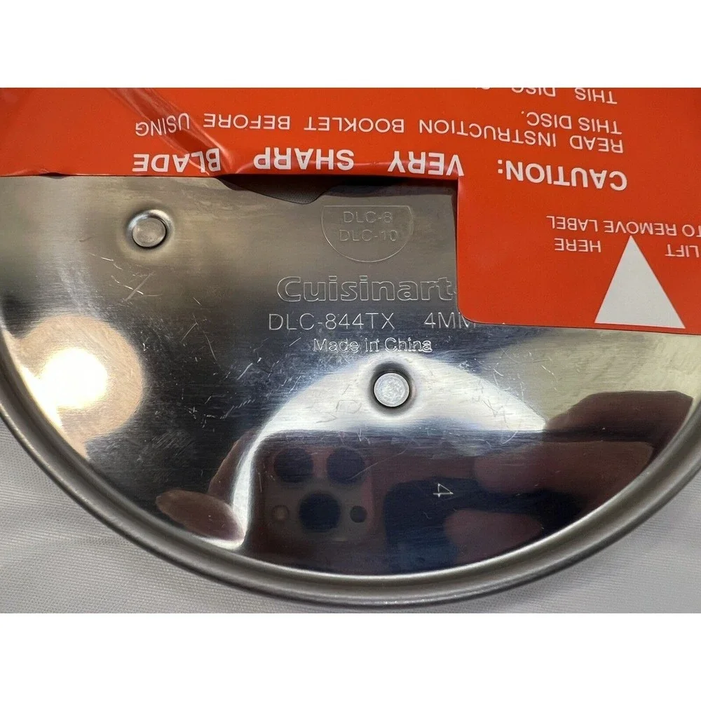 Cuisinart Food Processor Disc Blade for DLC-8 10 DLC Replacement‎ 837TX & 844TX